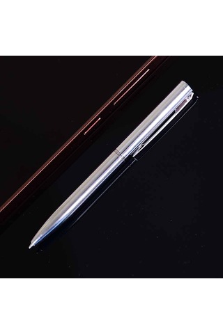 1pcs/lot Portatif Mini Metal Tükenmez Kalem Döner Cep Boyutunda Kalem Topu Nokta Kalem Küçük Yağ Tükenmez Kalem Ofis Malzemeleri Çok Renkli