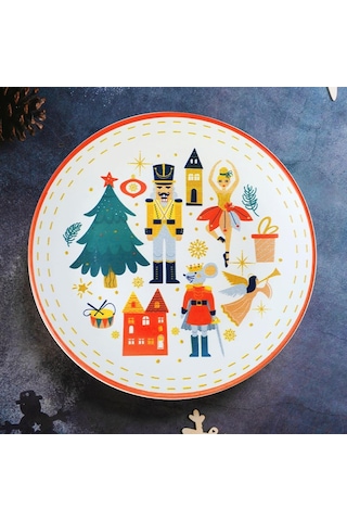 Lexroo New Year Kurşun Asker Servis Tabağı 26 Cm 21653