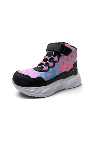 Marco Kids Montana Kız Çocuk Waterproof Rahat Işıklı Bot Siyah