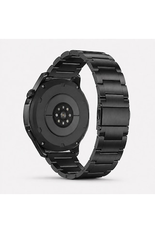 Huawei Watch Gt6 Pro 46mm İle Uyumlu Katlanır Klipsli Paslanmaz Çelik Saat Kordonu