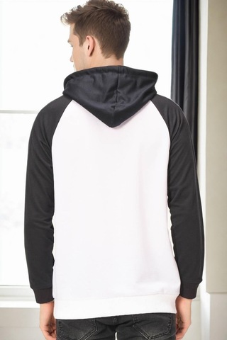 V9005 Dewberry Erkek Sweatshırt-beyaz - Lacivert Beyaz - Lacivert