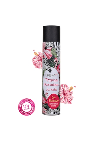 Tropik Meyve Ve Çiçek Kokulu Hacimlendirici Kuru Şampuan Seti 2x200ml- Vegan - Uv Korumalı