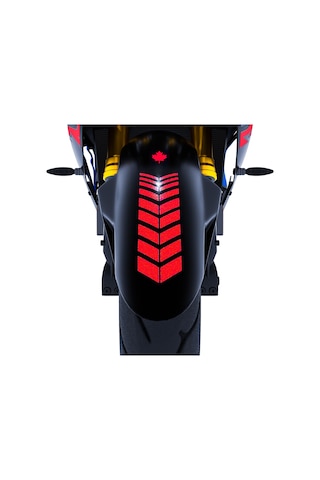 2 Adet Sport Motosiklet Çamurluk Reflektif Kırmızı Kask Sticker Çınar Extreme