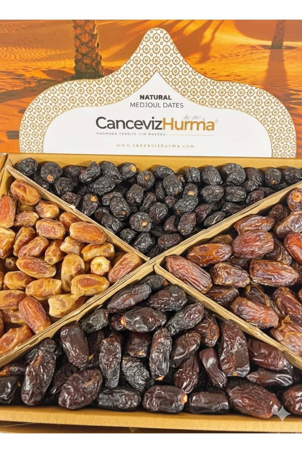 Canceviz Hurma Özel Karışık Lüks Hurma 5 Kg