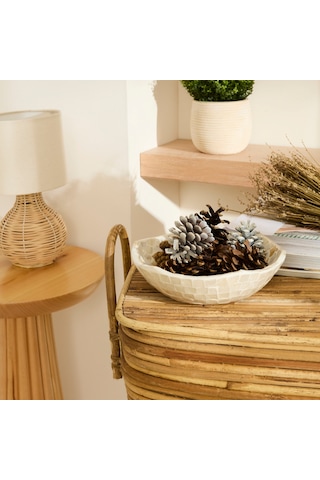 Karaca Home Carrie Dekoratif Tabak 22x22x6.5 Cm