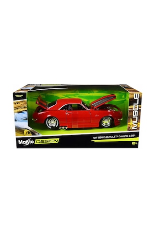 Maisto 1/24 1968 Chevrolet Camaro Z/28 Model Araba - Kırmızı