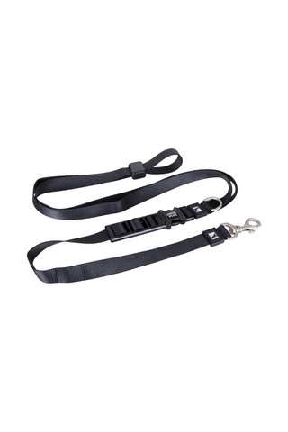 Swissplus Urban Paws Noir Black Hands-free Ayarlanabilir Köpek Kordonu 20mm Siyah