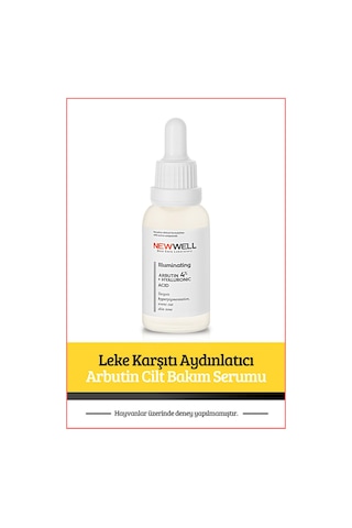 New Well Arbutin Leke Karşıtı Aydınlatıcı Cilt Bakım Serumu 30 ML
