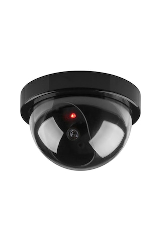 Padalink Büyük Boy Yalan Yarı Küre Kamera, Led Işıklı, Ev/ofis Güvenliği, Dolandırıcıyı Caydırıcı, Abs Malzeme, Taklit Gözetim Kamerası