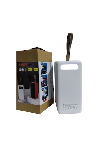 80.000 Mah Powerbank 4 Usb Micro Type-c Lightning Girişli El Fen.
