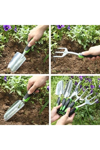 Sones 5 Adet / Takım Alüminyum Alaşımlı Bahçe Sebze Bahçe Aleti Deniz Aleti