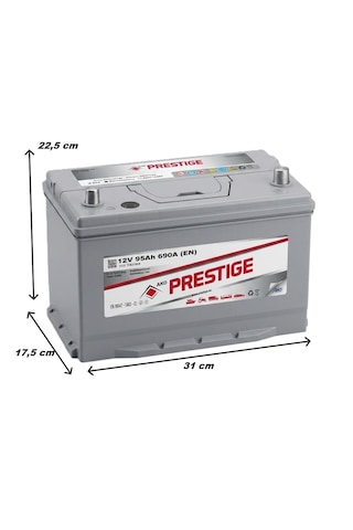 Ako Prestige 12v 95ah 690a Akü