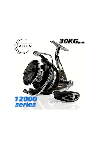 Motion003 Mbln Marka Hm R2-12000 Serisi Buyuk Boy Doner Makara Aliminyum Alasim Spool Guclu Frenleme Tuzlu Su Balikcilik Makarasi