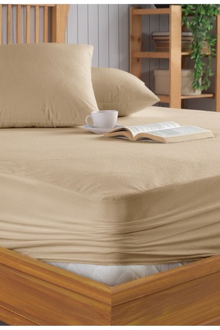 Formeya Set Kahverengi Mikro Fitted Sıvı Geçirmez  TekKişilik  Alez ve 2 Adet Yastık Alezi