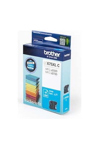 Brother Lc675Xlc Mavi Mürekkep Kartuş 1200 Sayfa