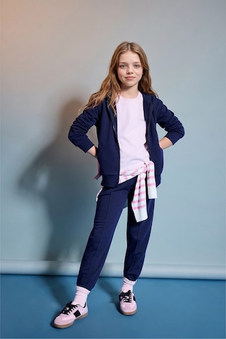Defacto Esnek Belli Cepli Jogger Eşofman Altı Kız Çocuk X9036a626aunv241 Lacivert-nv241