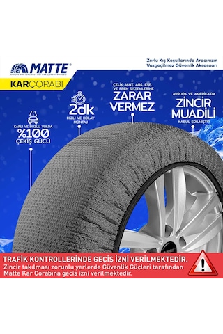 Matte Kar Çorabı - Extra Pro Series
