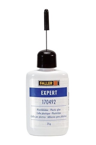 Faller 170492 Expert İğne Uclu Plastik Yapıştırıcısı, 25 Gram