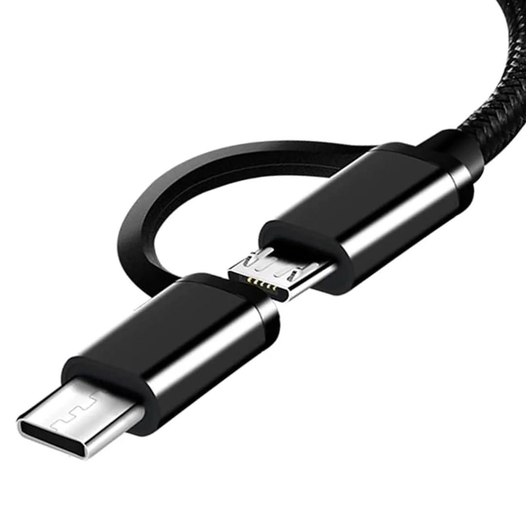 Usb 3.0 Otg To Type C Micro Usb Data Şarj Çevirici 2in1 Dönüştürücü Adaptör -