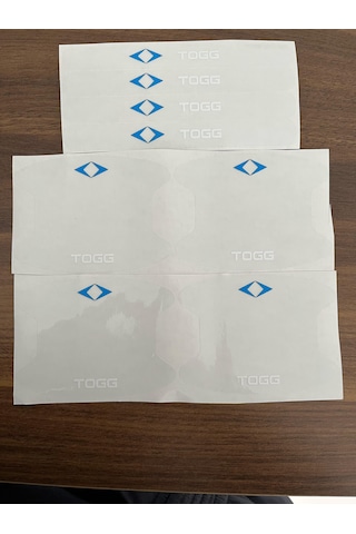 Togg Marka Araçlar İçin Kapı Kolu Çizik Önleyici 8'li Set