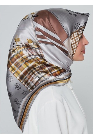 Armine İpek Eşarp Nostalji - 8303-37 Twill - 8128-21