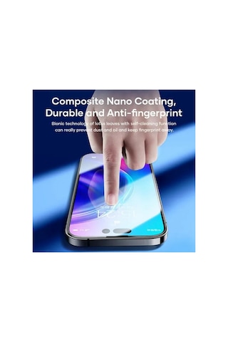 Apple iPhone 15 Pro Max Uyumlu, 9h Dirençli, 0.33mm Temperli Cam, Kolay Montaj, Ekran Koruyucu - 678674084