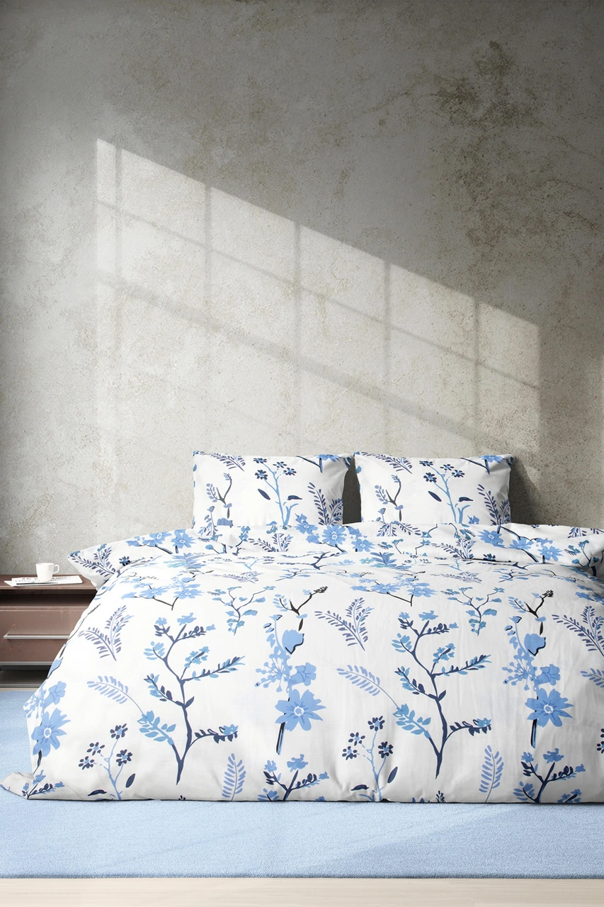 Cotton Collection Ranforce Nevresim Takımı Bahar Çok Renkli