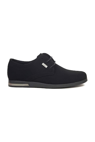 Conteyner 210-24 Nubuk Deri Casual Erkek Ayakkabı 36-40 Siyah