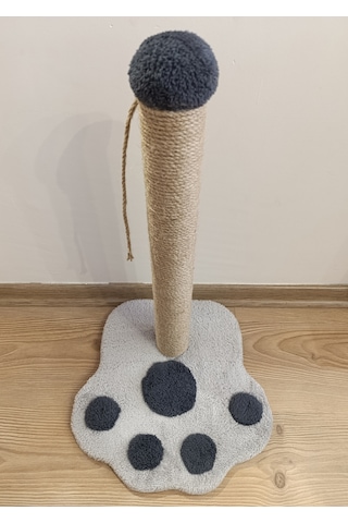 Kedi Tırmalama Tahtası Pati Modelli 50 Cm Büyük Boy Tırmalama Kedi Oyun Alanı Peluş Başlıklı