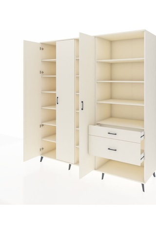 Kronos Dolap 16 Raflı 2 Çekmeceli 3 Kapaklı 220x59x243 Aytaşı-aytaşı/aytaşı Aytası/aytası