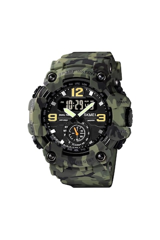 Sones Skmeı 9253 Erkek Kronometre Tarih Altı Pimli Paslanmaz Çelik Kayışlı Kuvars Saat Gümüş Siyah