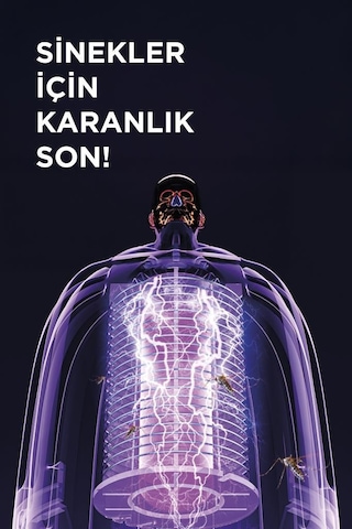 Torima Ssk-10 Lacivert Şarjlı Uv Işıklı Elektrikli Sivrisinek Öldürücü Lamba Sinek Kovucu Sineksavar 1 Adet