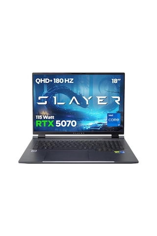 Game Garaj Slayer X7T Xl-5070 C3 i7-14650HX 32 GB 2 TB SSD RTX5070 18" Dos Dizüstü Bilgisayar