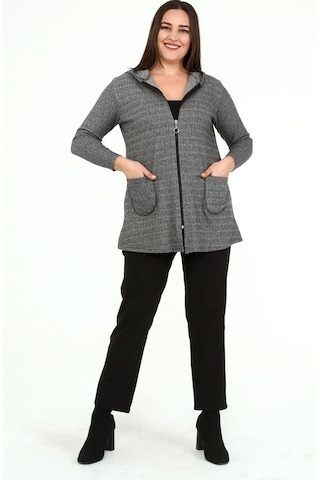 Büyük Beden Sweatshirt 40A-1932 554684548 Çok Renkli