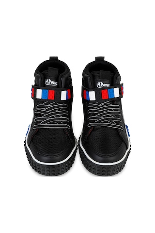 M.P Mpone Ft Sports Casual Erkek Çocuk Spor Ayakkabı 31-35 Numara Siyah 13794330824w1-1 Siyah