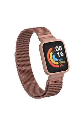 Xiaomi Redmi Watch Mi Watch Lite Kordon Hasır Metal Mıknatıslı Krd-58