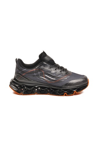 Siyah Füme Memory Foam Bağcıklı Hafif Esnek Erkek Sneaker 2326 M Siyah-füme