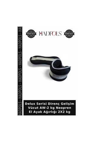 Delux Serisi Direnç Gelişim Vücut Aw-2 Kg Neopren El Ayak Ağırlığı 2x2 Kg Belirtilmemiş