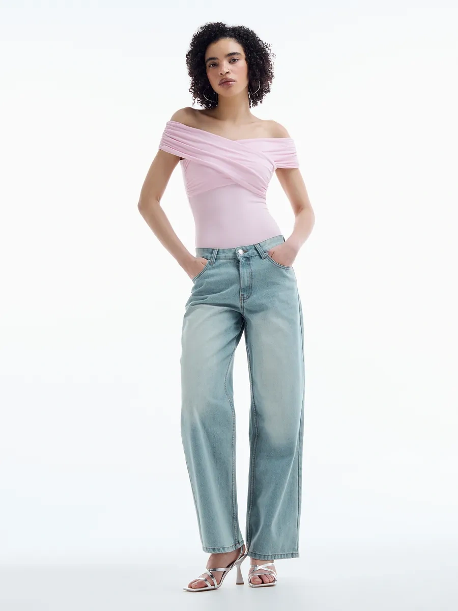 Tvoe Zarif Bir Gece Body Bluz Kuşaklı 436063458 Pembe