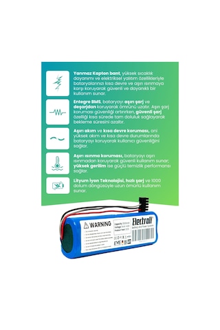 Xiaomi Vacuum Mop Pro Stytj02ym Batarya Ultra Yüksek Kapasite 3500mah