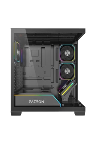 Fazeon F14 750w 80+ Bronze Tempered Glass Mesh 4x Argb Fanlı Type-c Siyah Atx Bilgisayar Kasası
