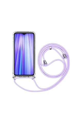 Samsung Galaxy Uyumlu S23 Fe Şeffaf Kartlıklı Boyun Askılı Ipli Kılıf