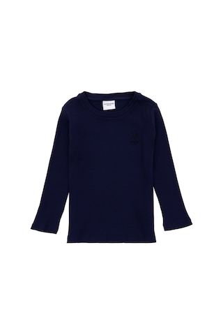 U.S. Polo Assn. Kız Çocuk Lacivert Bisiklet Yaka Sweatshirt 50298174-VR033