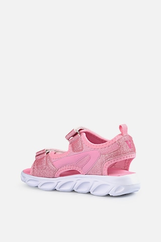 Vicco Roy Işıklı Kız Çocuk Pembe Sandalet Pembe