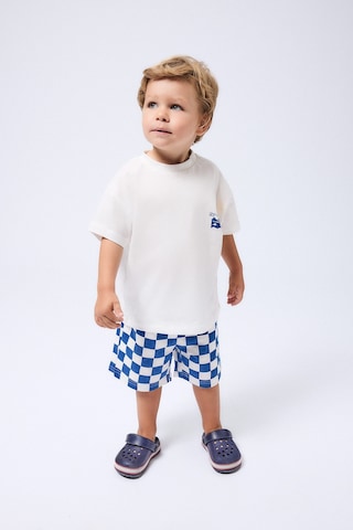 Defacto Regular Fit Bisiklet Yaka Baskılı Kısa Kollu Tişört Erkek Bebek I6237a526hser118 Ekru-er118