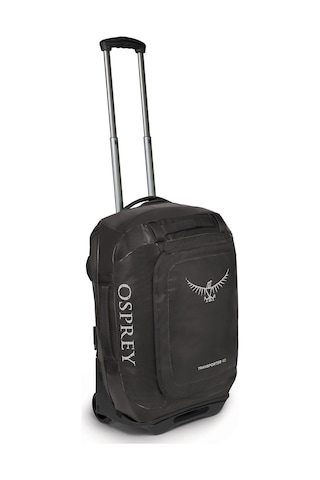 Osprey Transporter 40l Tekerlekli Seyahat Çantası, Siyah Alüminyum Şasi, Büyük Kilitlenebilir Bölmeler