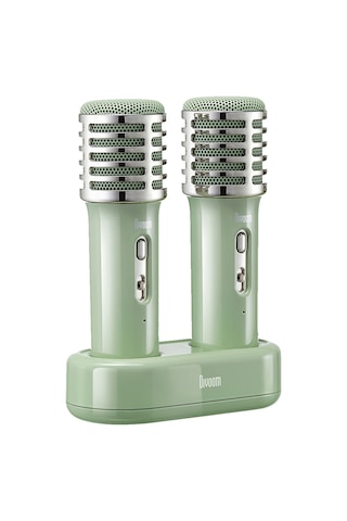 Divoom SongBird-HQ Çift Karaoke Mikrofonlu 6 Ses Efektli 50 W Taşınabilir Bluetooth Hoparlör