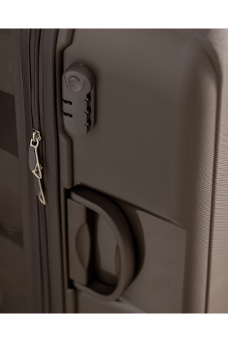 Madame Coco Huitre Valiz/bavul - Gri - Büyük Boy 8684427033890 Gri