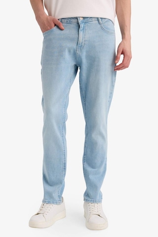 Defacto Pedro Slim Fit Dar Kalıp Normal Bel Dar Paça Jean Pantolon F2989ax25aunm39 Mavi