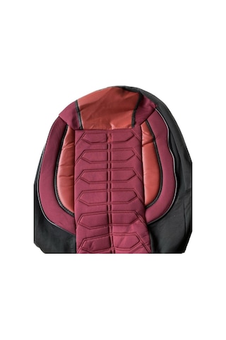 Oto Koltuk Kılıfı Hafif Ticari Ön Ve Arka Set Siyah-bordo